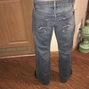 7 for all mankind Blue Bootcut Men's denim Jeans